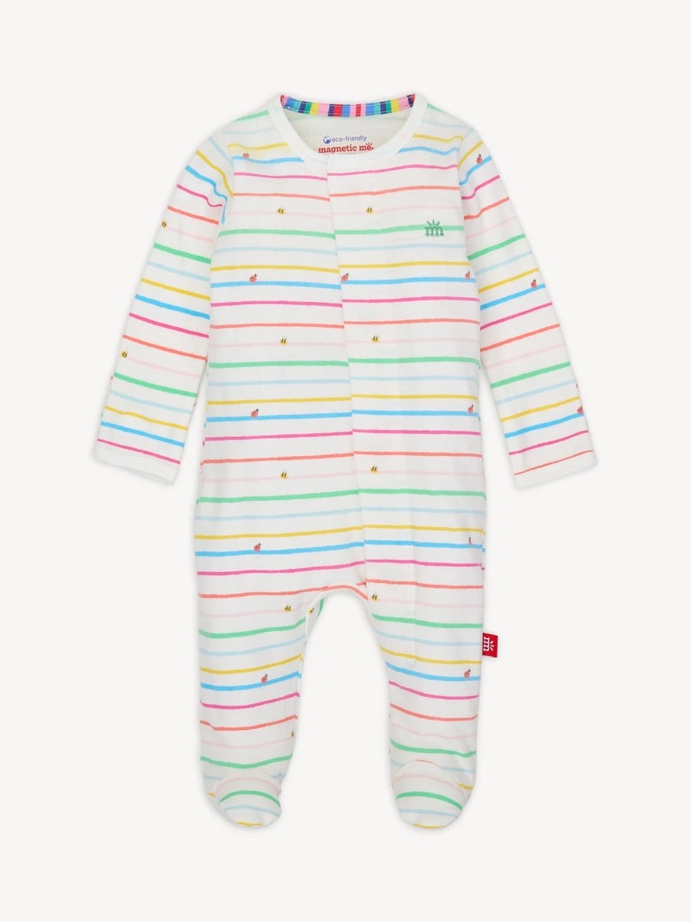 Magnetic Me RAINBOW ROAD ORGANIC COTTON MAGNETIC FOOTIE